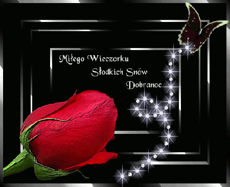Miłego wieczorku słodkich snów dobranoc